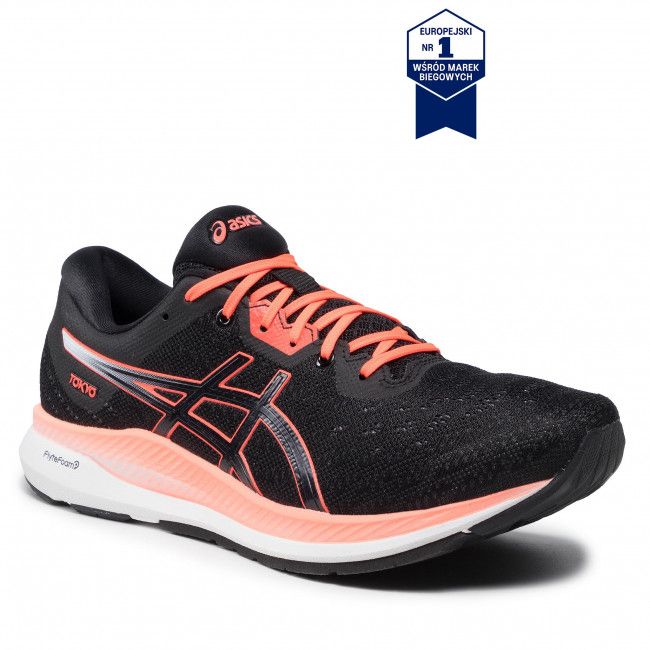 Scarpe Asics - EvoRide Tokyo 1011B076 Black/Sunrise Red