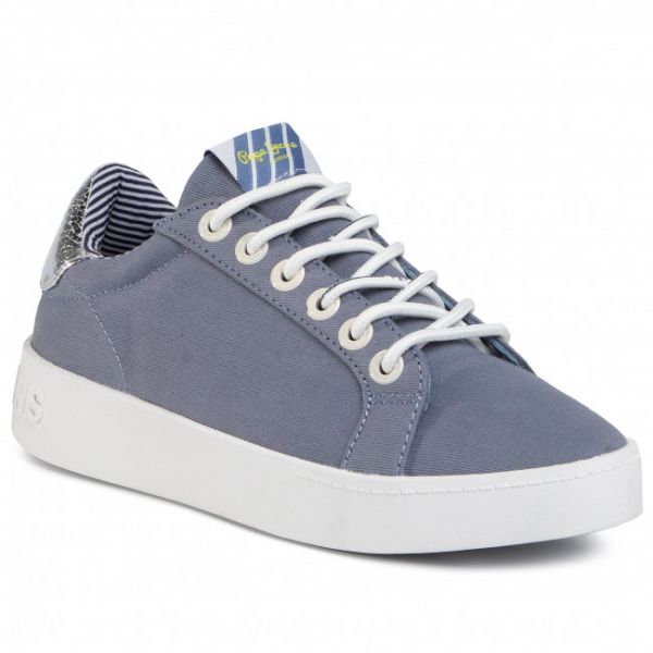 Sneakers PEPE JEANS - Brixton Fun PLS30967 Blue Print 548