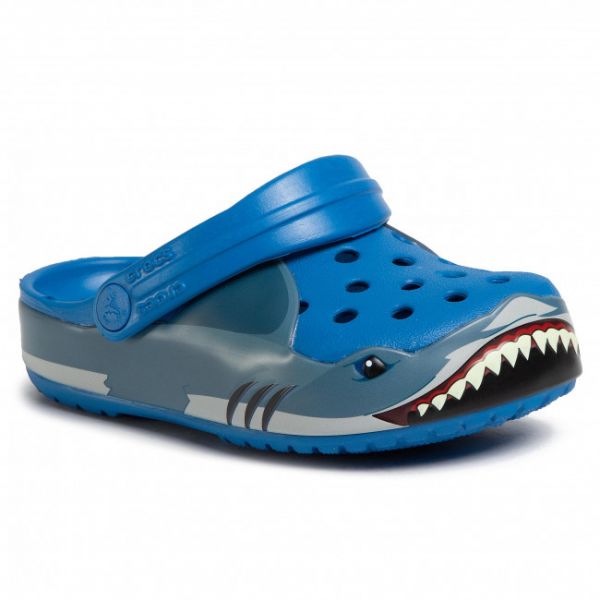 Ciabatte CROCS - Fun Lab Shark Band Clg K 206271 Bright Cobalt Ciabatte CROCS - Fun Lab Shark Band Clg K 206271 Bright Cobalt