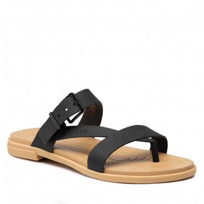 Infradito CROCS - Tulum Toe Post Sandal W 206108 Black/Tan