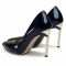 Scarpe stiletto R.POLAŃSKI - 0808 Granatowy Lakier