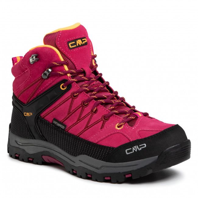 Scarpe da trekking CMP - Kids Rigel Mid Trekking Shoes Wp 3Q12944J Bouganville/Goji 06HE