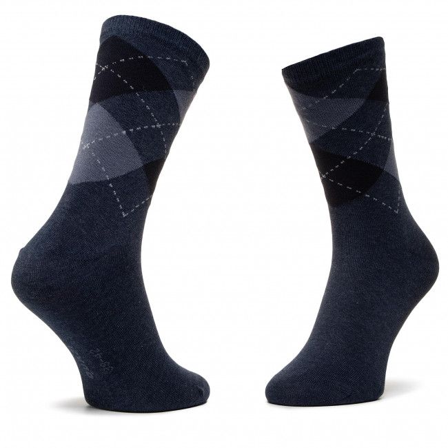 Set di 3 paia di calzini lunghi da donna QUAZI - QZ-SOCKS-65-04-WOMAN-002 Blu scuro