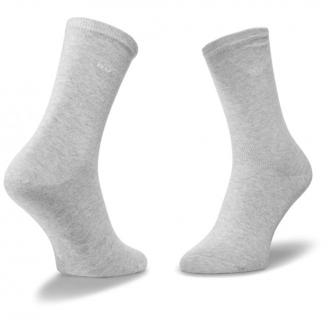 Set di 3 paia di calzini lunghi da donna QUAZI - QZ-SOCKS-65-04-WOMAN-006 Grigio
