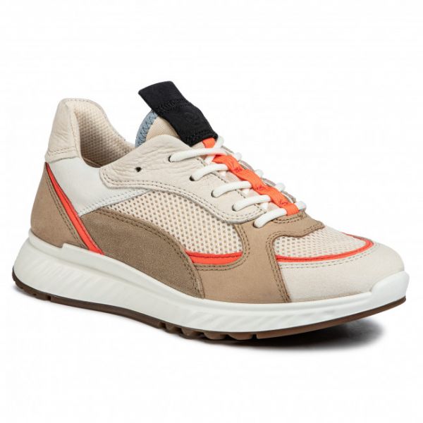 Sneakers ECCO - St.1 W 83627351891 Vanilla/Coral Neon/Vanilla/Beige