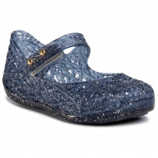 Scarpe basse MELISSA - Mini Melissa Campana Zig Zag V 31510 Blue Glitter 13582 Scarpe basse MELISSA - Mini Melissa Campana Zig Zag V 31510 Blue Glitter 13582