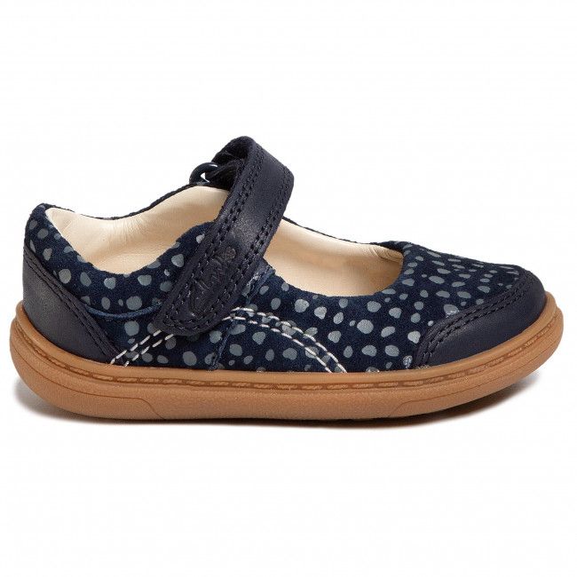 Scarpe basse CLARKS - Flash Bright T 261490006 Navy Leather