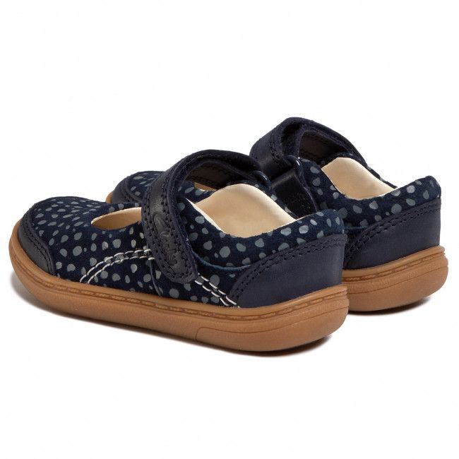 Scarpe basse CLARKS - Flash Bright T 261490006 Navy Leather