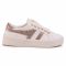 Scarpe sportive GOLA - Baseline Mark Cox CLB012 Off White/Gold