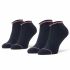 Set di 2 paia di calzini corti da uomo Tommy Hilfiger - 100001093 Dark Navy 322
