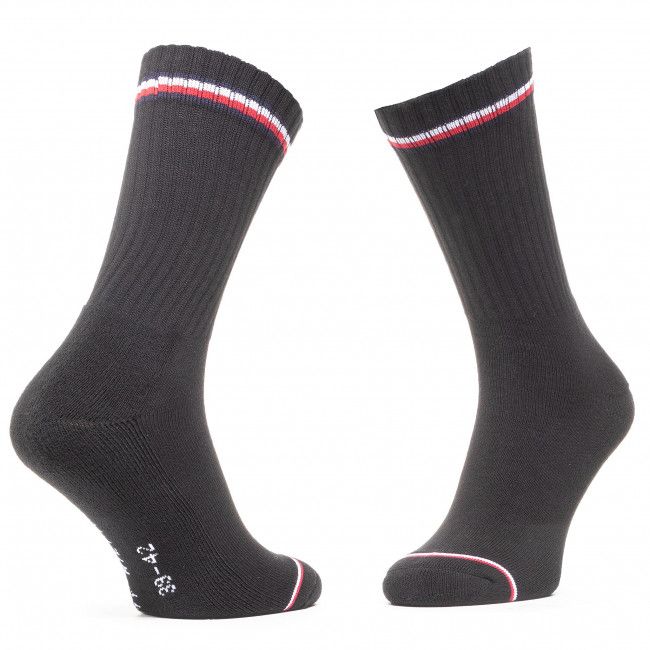 Set di 2 paia di calzini lunghi unisex Tommy Hilfiger - 100001096 Black 200