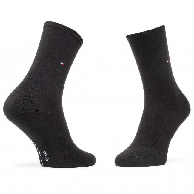Set di 2 paia di calzini lunghi unisex Tommy Hilfiger - 100001494 Black 001