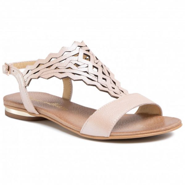 Sandali ROBERTO - 2856 Róż Puder Lico