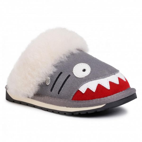 Pantofole EMU AUSTRALIA - Shark Slipper K12436 Putty/Mastic Pantofole EMU AUSTRALIA - Shark Slipper K12436 Putty/Mastic