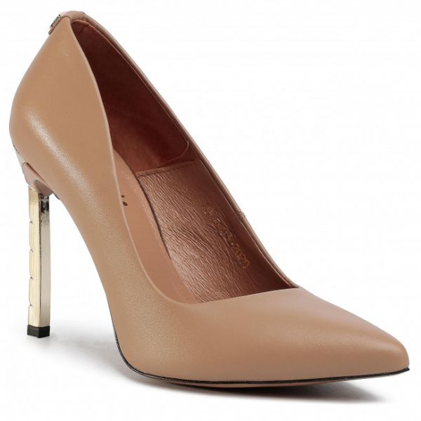 Scarpe stiletto R.POLAŃSKI - 0808 Camel Lico