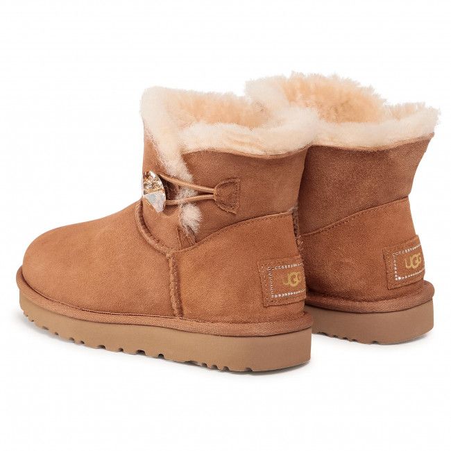 Scarpe UGG - W Mini Bailey Button Bling 1016554 Ctgl