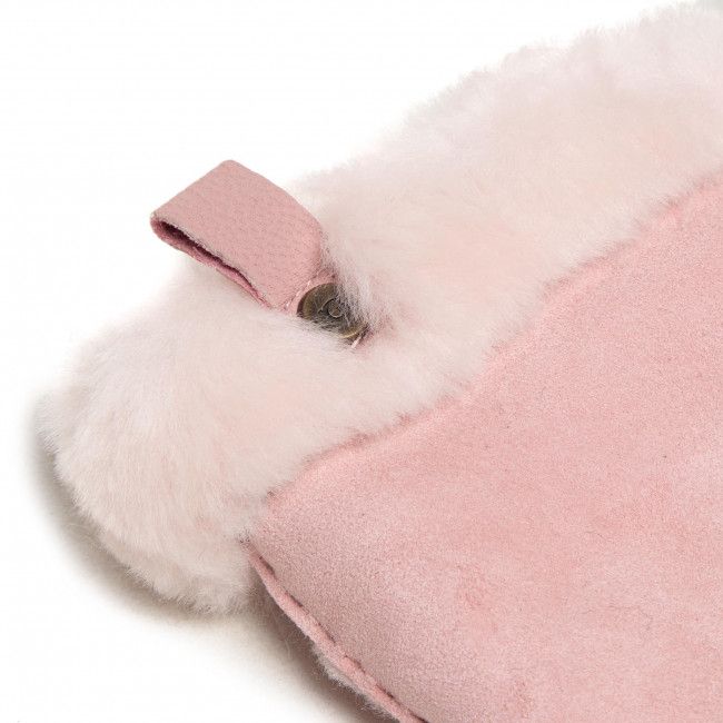 Guanti da donna Ugg - W Shorty Glove W Leather Trim 17367 Pink Cloud