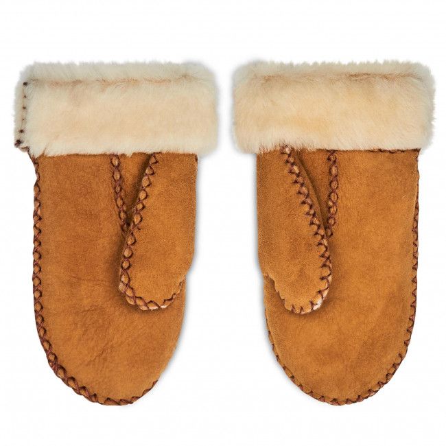 Guanti bambino UGG - K Sheepskin Mitten W Stitch 20095 Chestnut