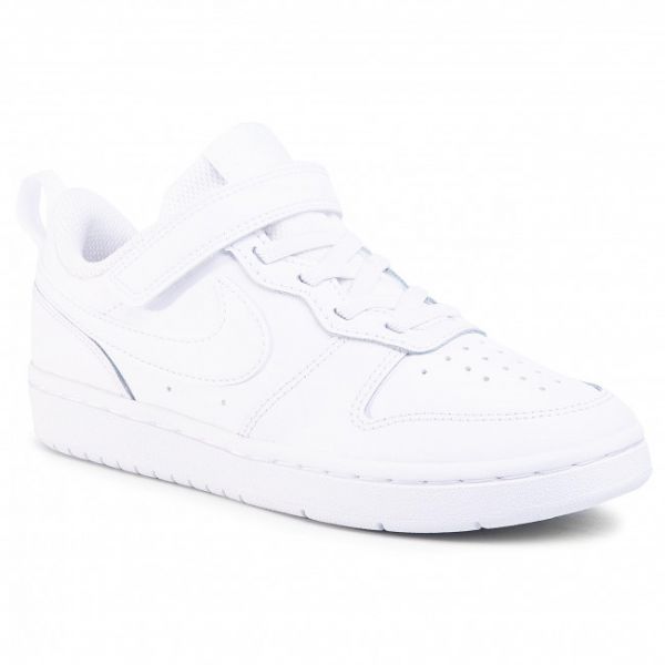 Scarpe Nike - Court Borough Low 2 (Psv) BQ5451 100 White/White/White Scarpe Nike - Court Borough Low 2 (Psv) BQ5451 100 White/White/White