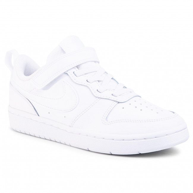 Scarpe Nike - Court Borough Low 2 (Psv) BQ5451 100 White/White/White
