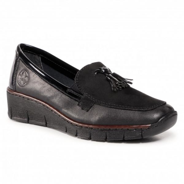 Scarpe basse RIEKER - 53771-00 Schwarz Scarpe basse RIEKER - 53771-00 Schwarz