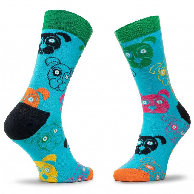 Set di 3 paia di calzini lunghi unisex Happy Socks - XDOG08-0100 Multicolore