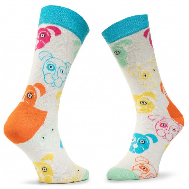 Set di 3 paia di calzini lunghi unisex Happy Socks - XDOG08-0100 Multicolore