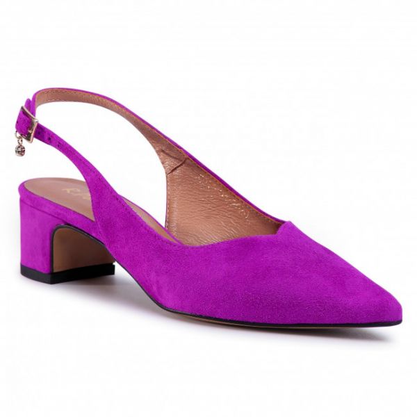 Sandali R.POLAŃSKI - 1120 Fuksja Zamsz