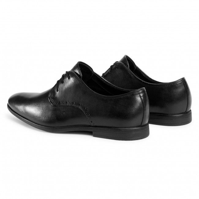 Scarpe basse Clarks - Bampton Park 261520877 Black Leather