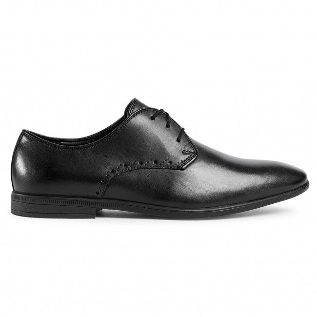 Scarpe basse Clarks - Bampton Park 261520877 Black Leather