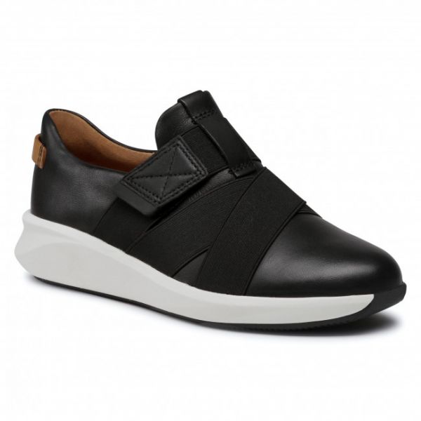 Sneakers CLARKS - Un Rio Strap 261456144 Black Leather