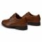 Scarpe basse Clarks - Whiddon Plain 261529197 Dark Tan Leather