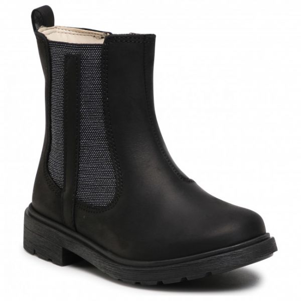 Stivali Clarks - Astrol Orin T 261541066 Black Leather Stivali Clarks - Astrol Orin T 261541066 Black Leather
