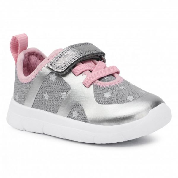Sneakers Clarks - Ath Flux T 261515536 Pewter Sneakers Clarks - Ath Flux T 261515536 Pewter