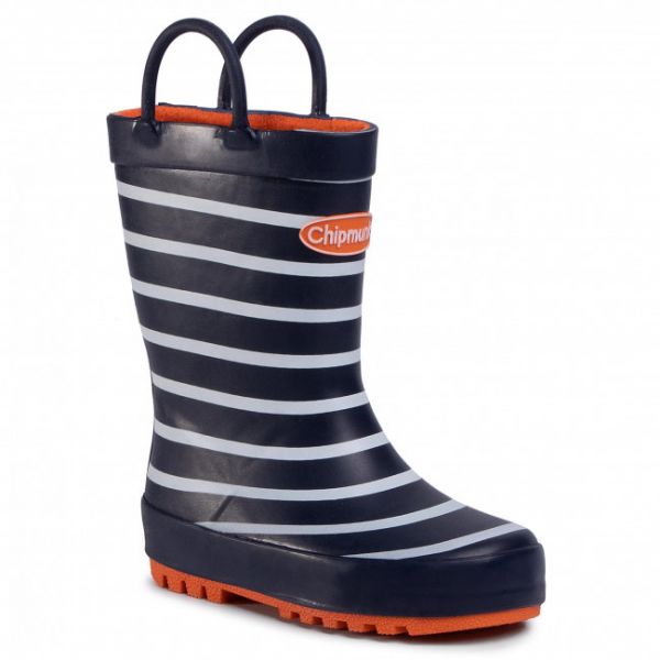 Wellington CHIPMUNKS - Jack CH129 Navy/Orange 850 Wellington CHIPMUNKS - Jack CH129 Navy/Orange 850