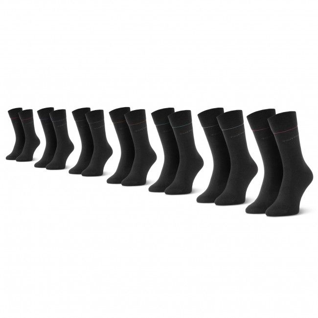 Set di 7 paia di calzini lunghi unisex Tom Tailor - 9997 Black 610