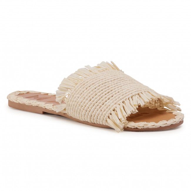 Ciabatte MANEBI - Leather Sandals S 1.5 Y0 Natural Fringed