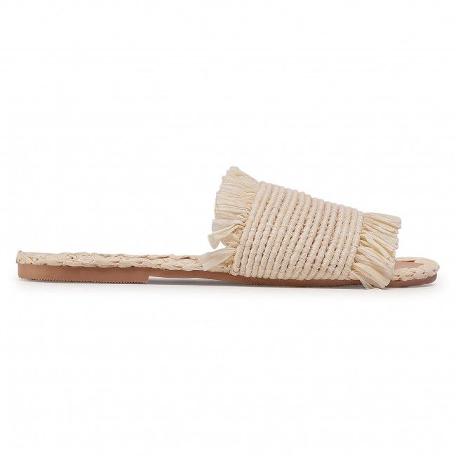 Ciabatte MANEBI - Leather Sandals S 1.5 Y0 Natural Fringed