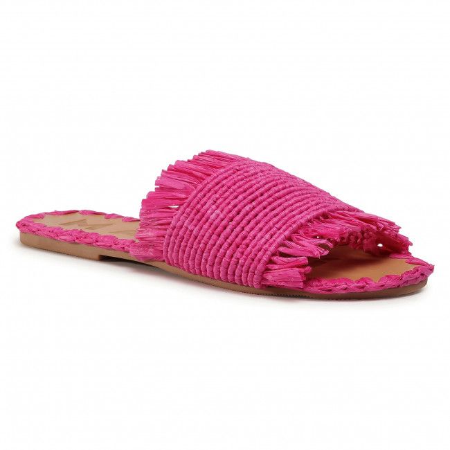 Ciabatte MANEBI - Leather Sandals S 1.7 Y0 Fucsia Fringed