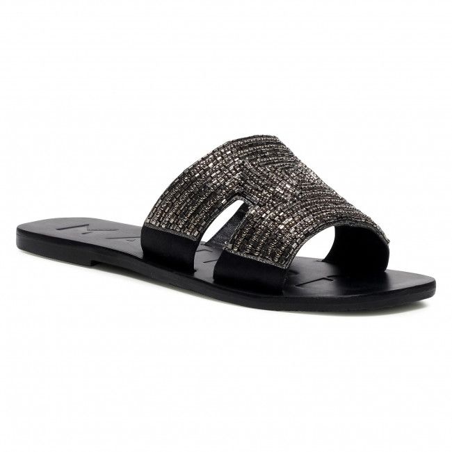 Ciabatte MANEBI - Leather Sandals S 4.0 Y0 Black H Metallic