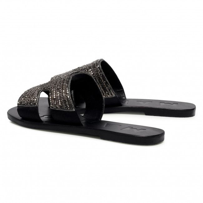 Ciabatte MANEBI - Leather Sandals S 4.0 Y0 Black H Metallic