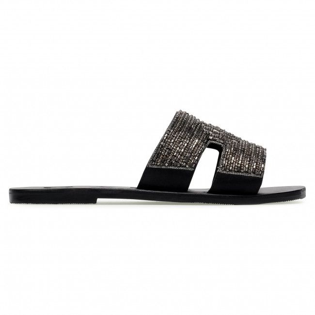 Ciabatte MANEBI - Leather Sandals S 4.0 Y0 Black H Metallic