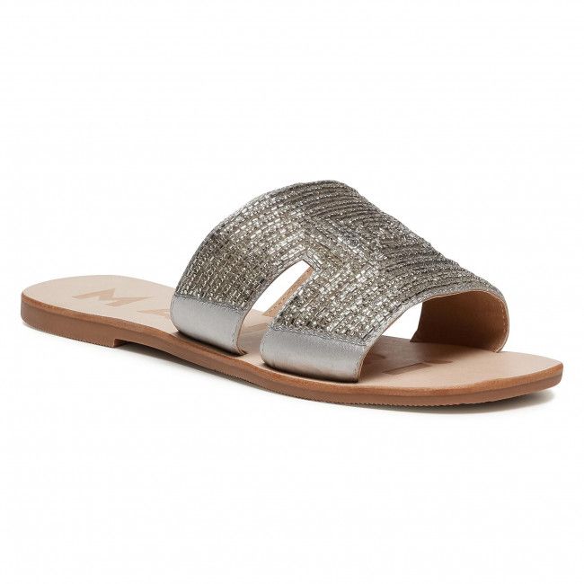 Ciabatte MANEBI - Leather Sandals S 4.1 Y0 Silver H Glass