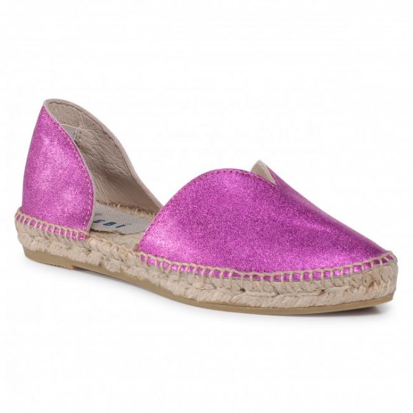 Espadrillas MANEBI - Open-Side Flats O 1.3 O0 Metallic Fuxia