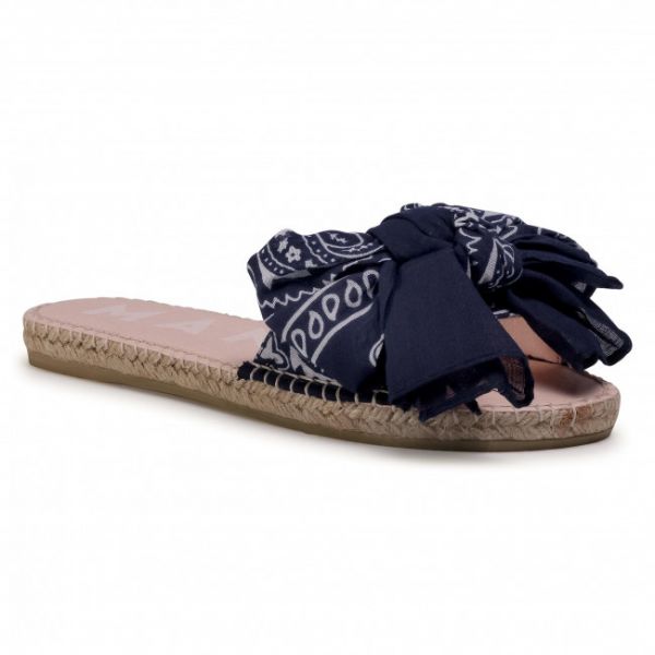Espadrillas MANEBI - Sandals With Bow F 9.6 J0 Navy Bandana