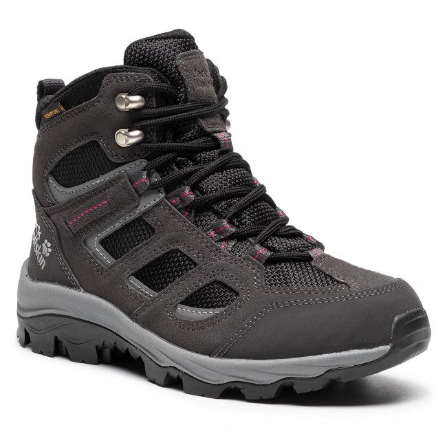 Scarpe da trekking Jack Wolfskin - Vojo 3 Texapore Mid W 4042471 Dark Steel/Purple