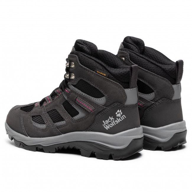 Scarpe da trekking Jack Wolfskin - Vojo 3 Texapore Mid W 4042471 Dark Steel/Purple