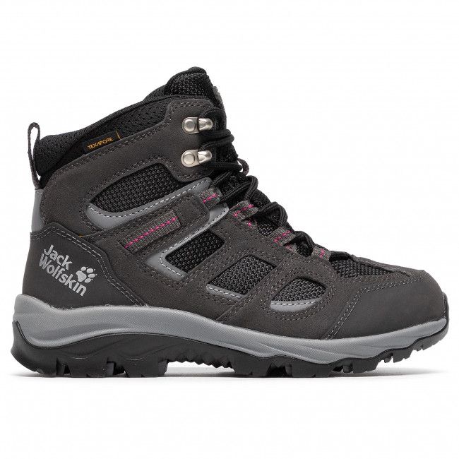 Scarpe da trekking Jack Wolfskin - Vojo 3 Texapore Mid W 4042471 Dark Steel/Purple