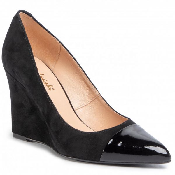 Scarpe basse R.POLAŃSKI - 1151 Czarny Zamsz/Czarny Lakier Scarpe basse R.POLAŃSKI - 1151 Czarny Zamsz/Czarny Lakier