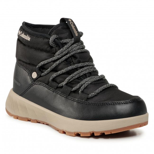 Stivali da neve COLUMBIA - Slopeside Village™ Omni-Heat™ Mid BL0145 Black/Silver Sage 010